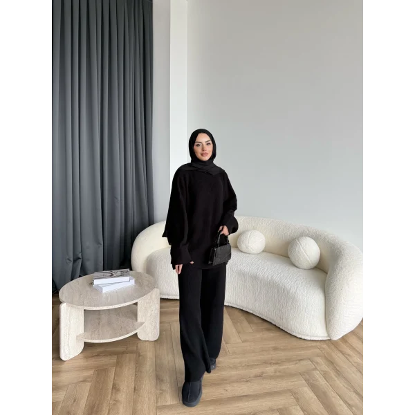 Harlin Triko Takım - Siyah