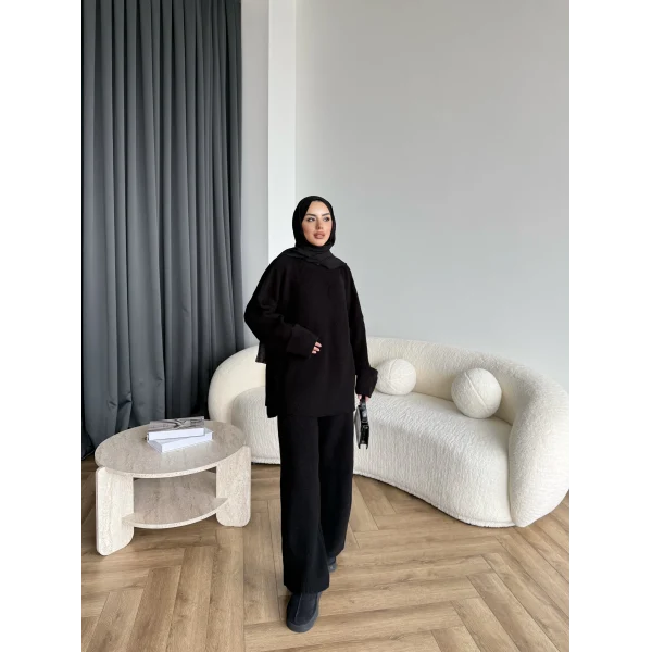 Harlin Triko Takım - Siyah