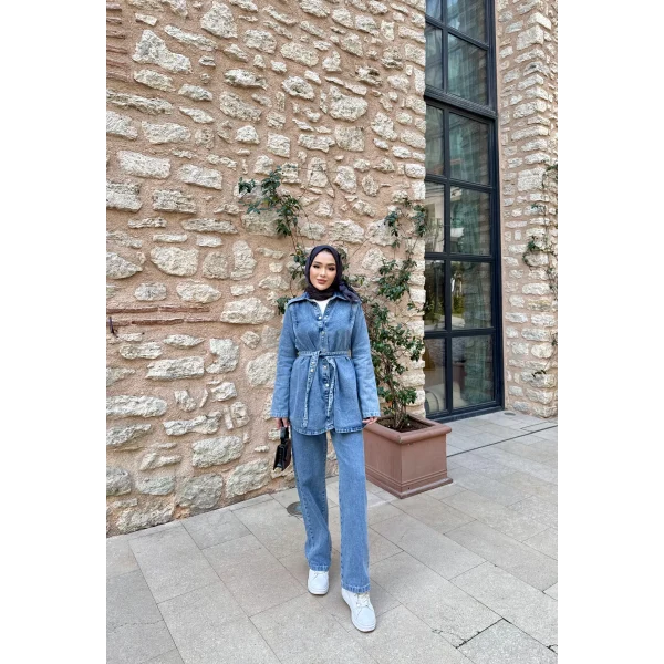 Holis Kot Takım - Açık Mavi