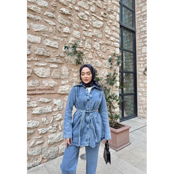 Holis Kot Takım - Açık Mavi