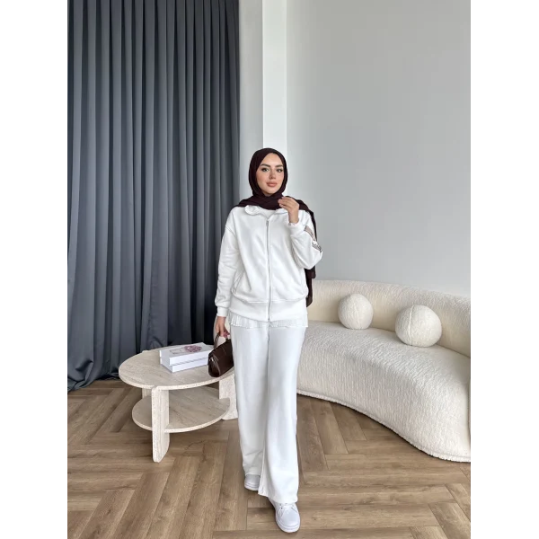 Hps-Yan Şeritli Muadil Takım - Beyaz