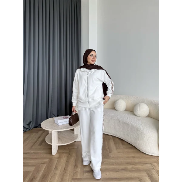 Hps-Yan Şeritli Muadil Takım - Beyaz