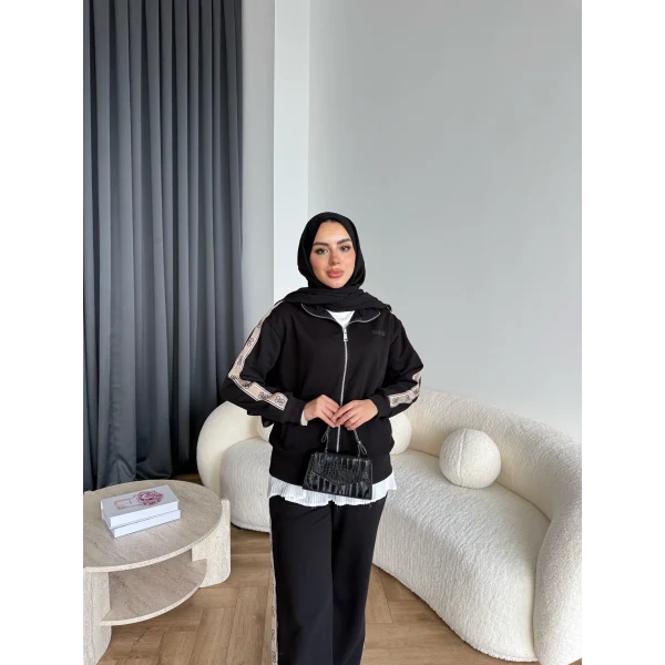 Hps-Yan Şeritli Muadil Takım - Siyah