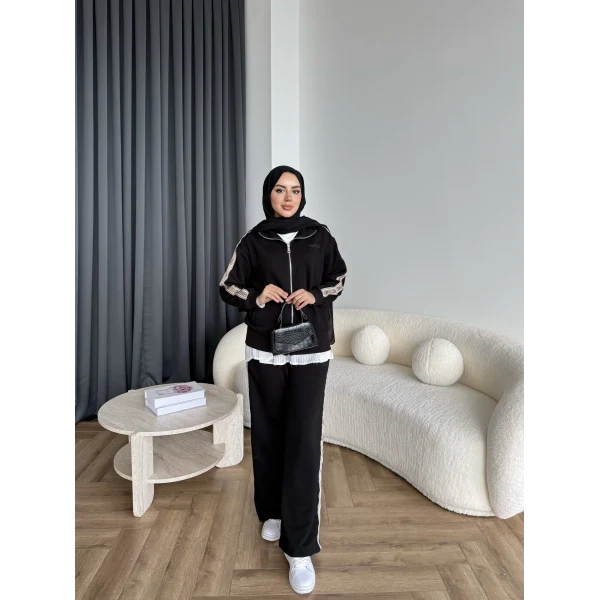 Hps-Yan Şeritli Muadil Takım - Siyah