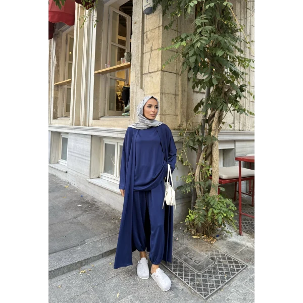 Kayla Kimonolu Oysh Takım - Lacivert