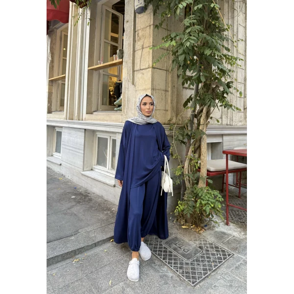 Kayla Kimonolu Oysh Takım - Lacivert