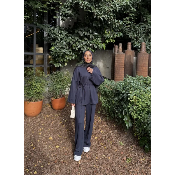 Kimmy Ön Çizgili Takım - Lacivert