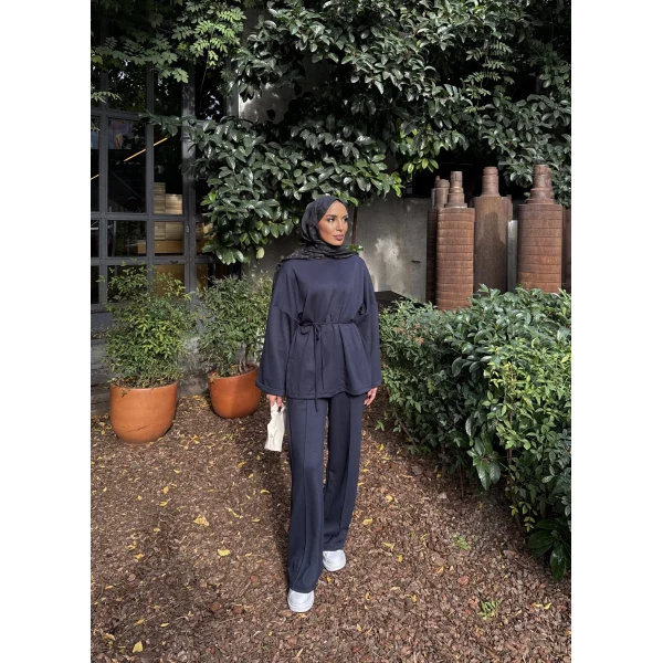 Kimmy Ön Çizgili Takım - Lacivert