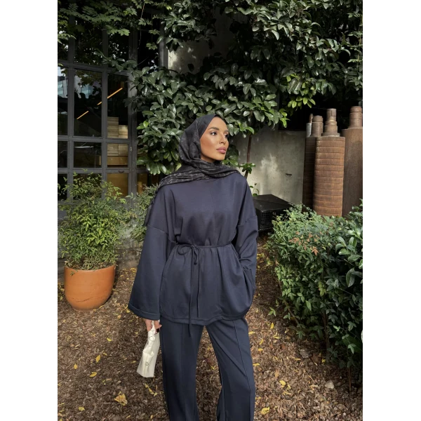 Kimmy Ön Çizgili Takım - Lacivert