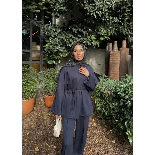 Kimmy Ön Çizgili Takım - Lacivert