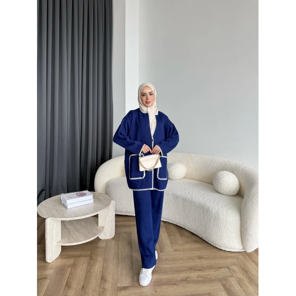 Kuzy Cepli Triko Takım - Lacivert