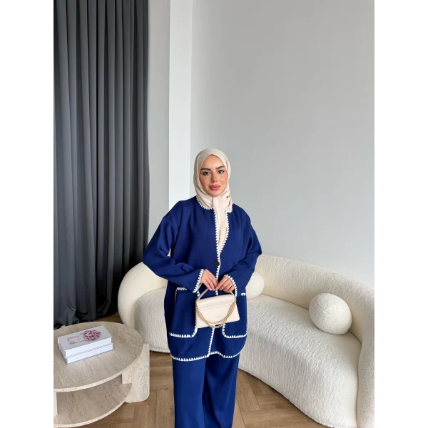 Kuzy Cepli Triko Takım - Lacivert