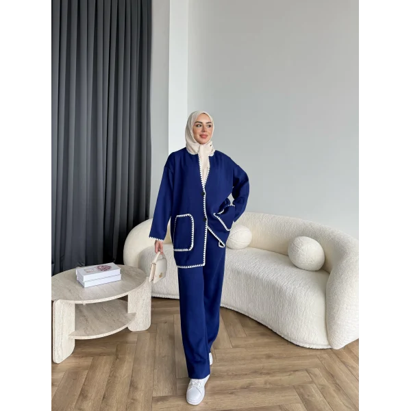 Kuzy Cepli Triko Takım - Lacivert