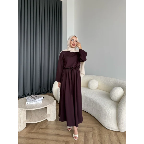 Lasa Oysh Elbise - Bordo