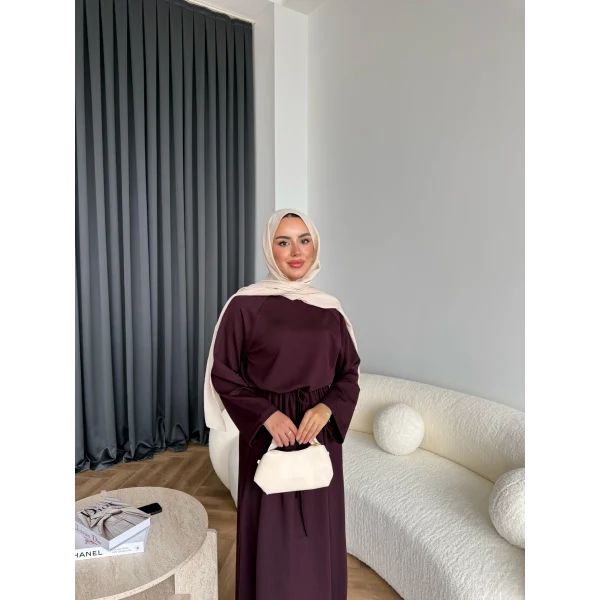 Lasa Oysh Elbise - Bordo