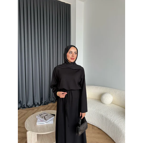 Lasa Oysh Elbise - Siyah