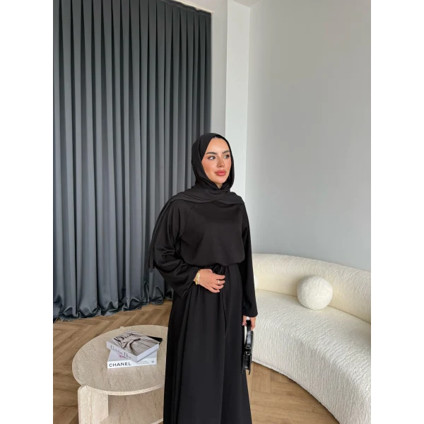 Lasa Oysh Elbise - Siyah