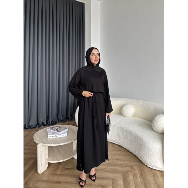 Lasa Oysh Elbise - Siyah