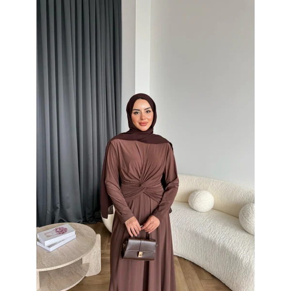 Latan Sandy Elbise - Kahve