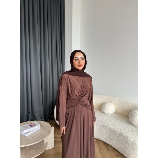 Latan Sandy Elbise - Kahve