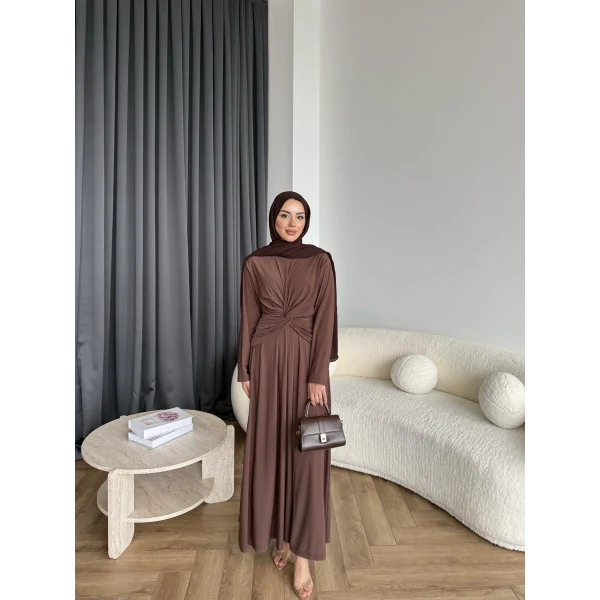 Latan Sandy Elbise - Kahve