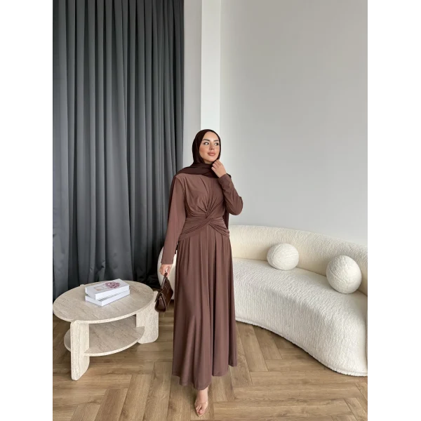 Latan Sandy Elbise - Kahve