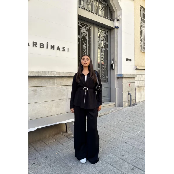 Loya Cepli Oysh Takım - Siyah