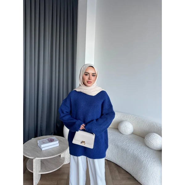 Mb-Eso Triko Kazak - Mavi