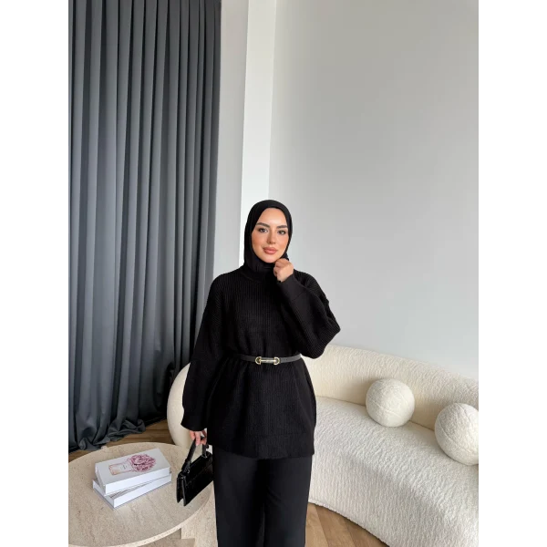 Mb-Eso Triko Kazak - Siyah