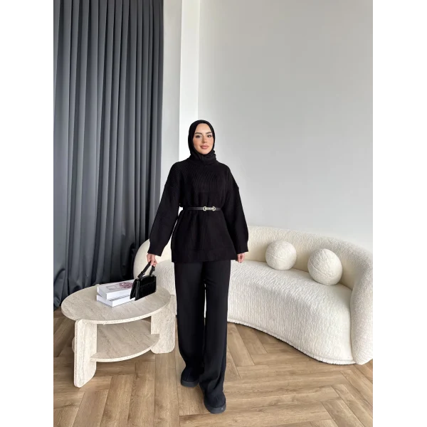 Mb-Eso Triko Kazak - Siyah