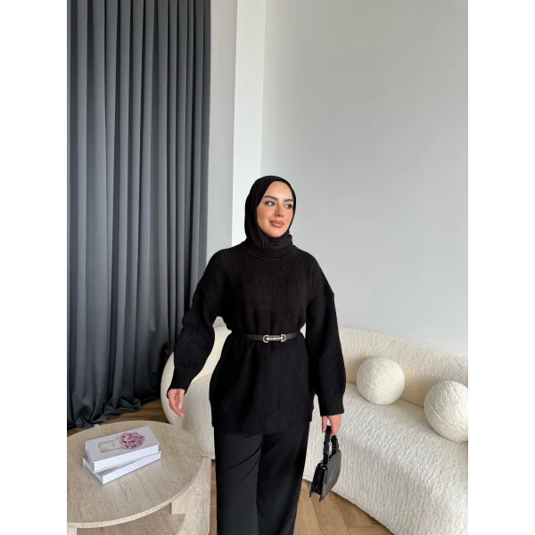 Mb-Eso Triko Kazak - Siyah