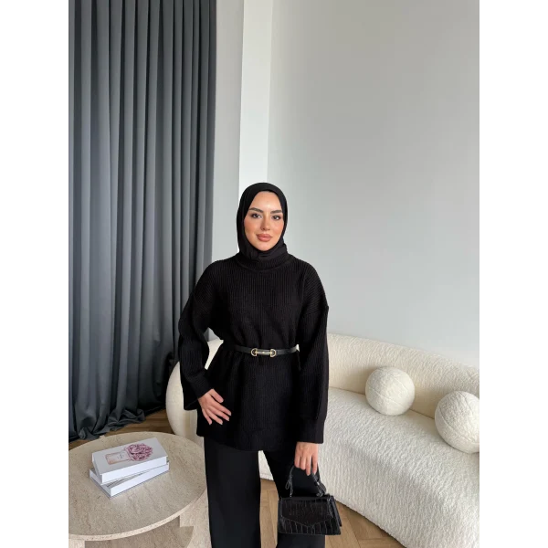 Mb-Eso Triko Kazak - Siyah