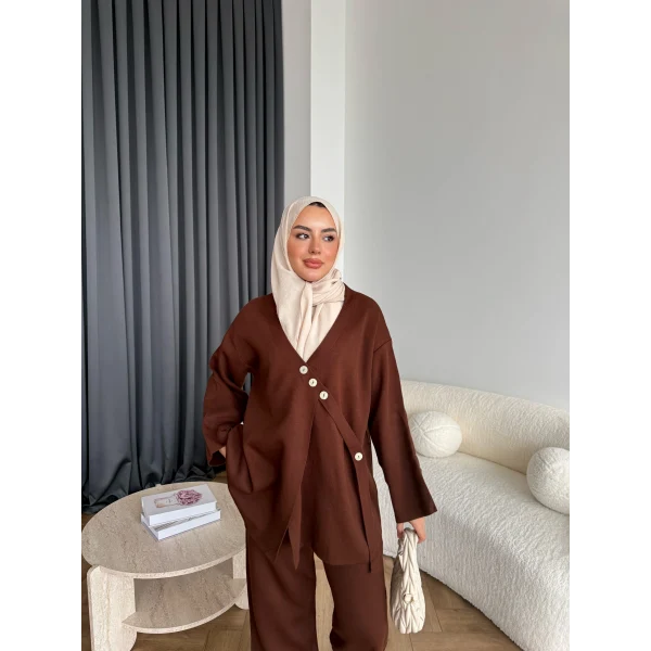 Mb-Jupter Triko Takım - Acı Kahve