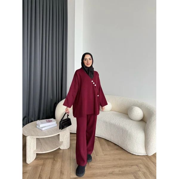 Mb-Jupter Triko Takım - Bordo