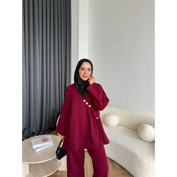 Mb-Jupter Triko Takım - Bordo