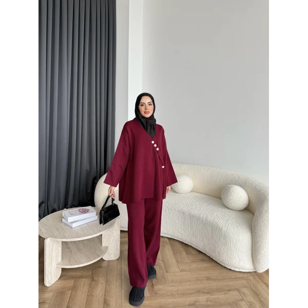 Mb-Jupter Triko Takım - Bordo