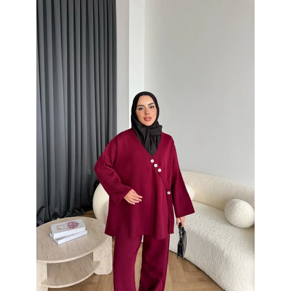 Mb-Jupter Triko Takım - Bordo