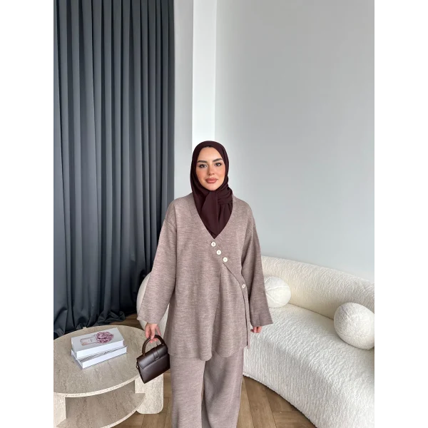 Mb-Jupter Triko Takım - Vizon