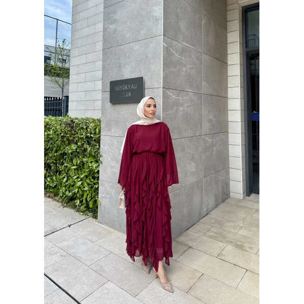 Mour Etekli Takım - Bordo