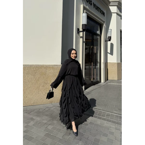 Mour Etekli Takım - Siyah