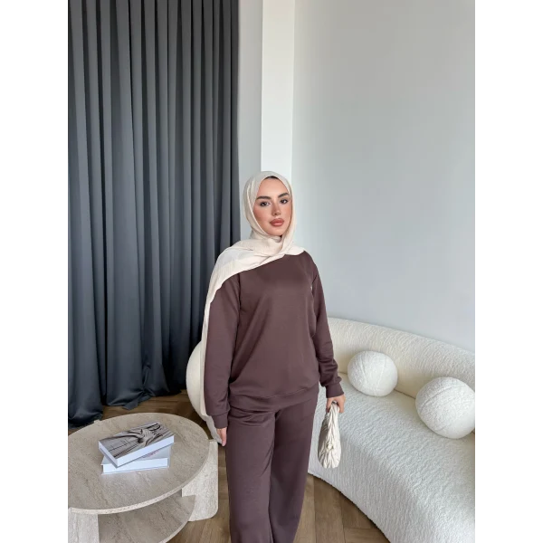 Muadil A Eşofman Takım - Acı Kahve