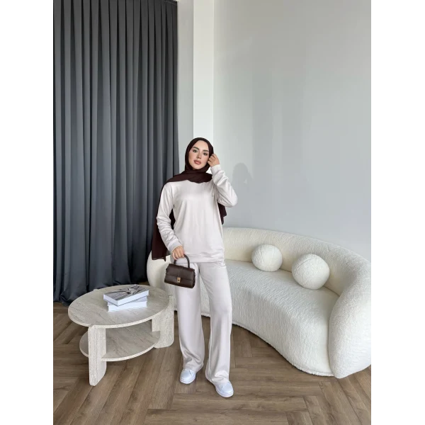 Muadil A Eşofman Takım - Bej