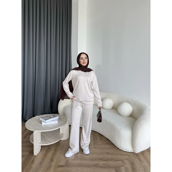 Muadil A Eşofman Takım - Bej