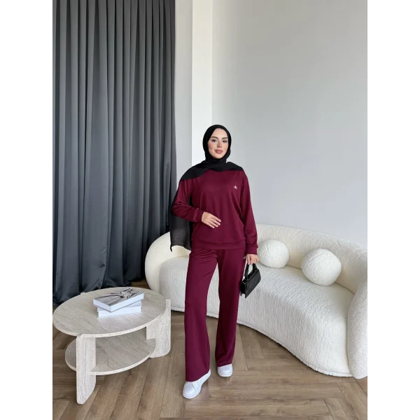 Muadil A Eşofman Takım - Bordo