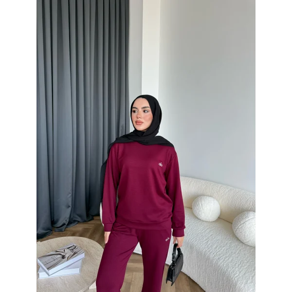 Muadil A Eşofman Takım - Bordo