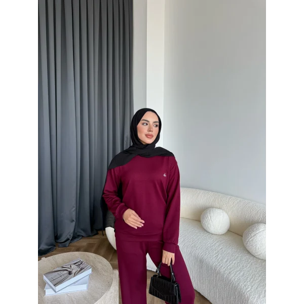 Muadil A Eşofman Takım - Bordo