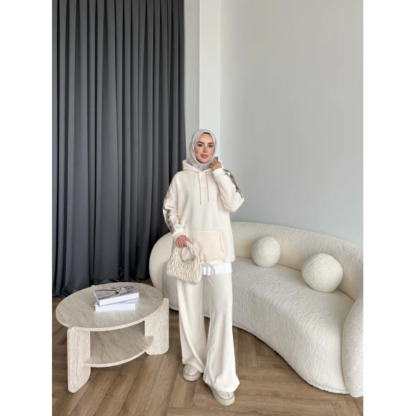 Muadil Cepli Sweat - Ekru