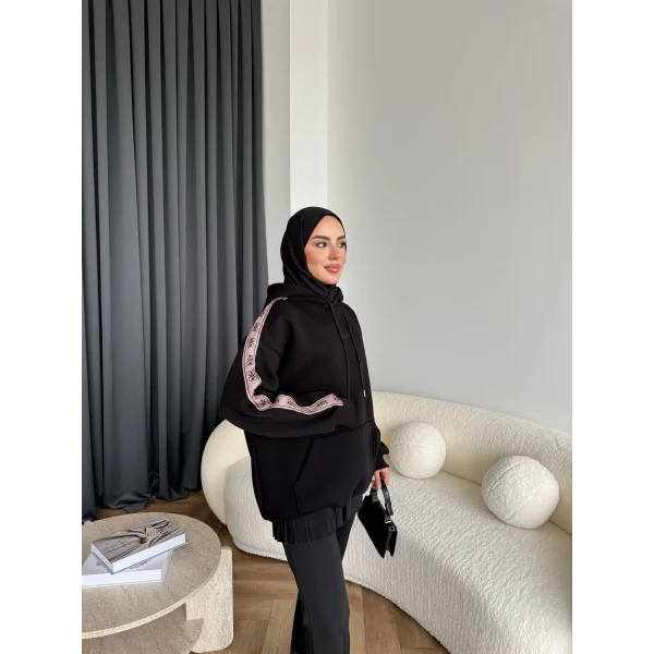 Muadil Cepli Sweat - Siyah