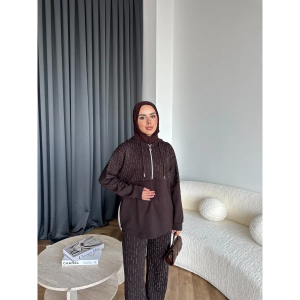 Neva Taşlı Oysh Takım - Acı Kahve