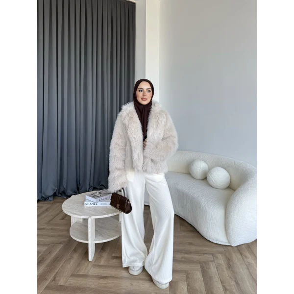 Olesa Kürk Mont - Bej